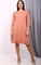 Платье текстильное Модель: ш3827 Пол: женский Цвет: терракотовый Рисунок: микс - фото 83392